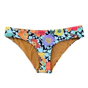 L*Space Bikini Meadow Sweet Floral Reversible Swim Bottom LSSNC16P XS